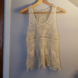 It's Our Time Crochet Tank Top